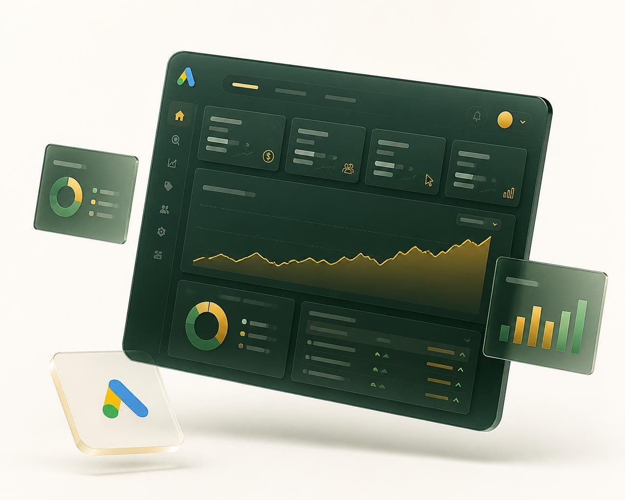 Jasa Kelola Google Ads - dashboard laporan performa iklan Growthopea